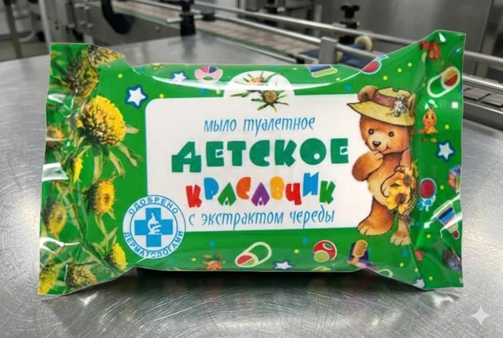 Детское мыло «Красавчик» с экстрактом ромашки